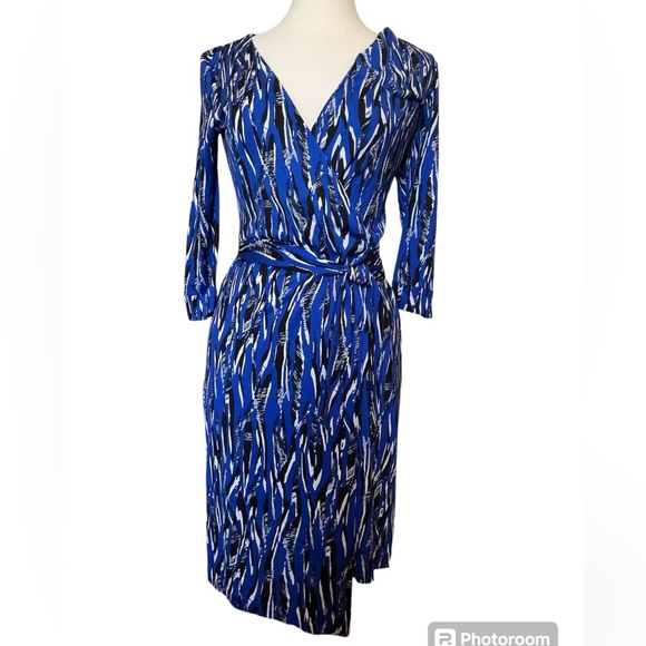 Diane Von Furstenberg wrap print dress - Picture 1 of 3